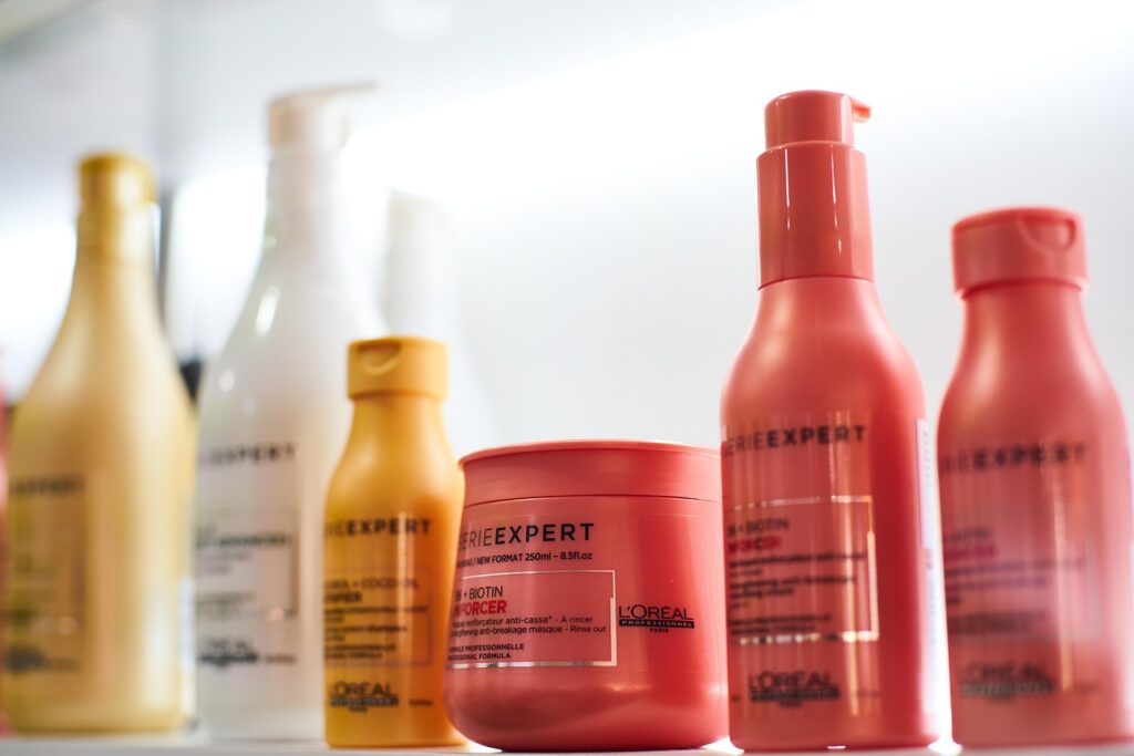 ヘアケア製品のイメージ写真