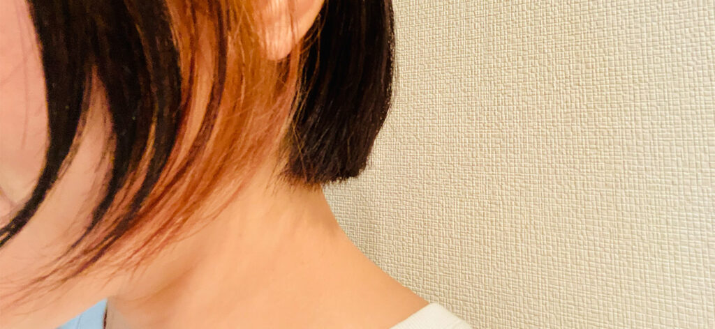 少しずつメッシュを入れた私の髪