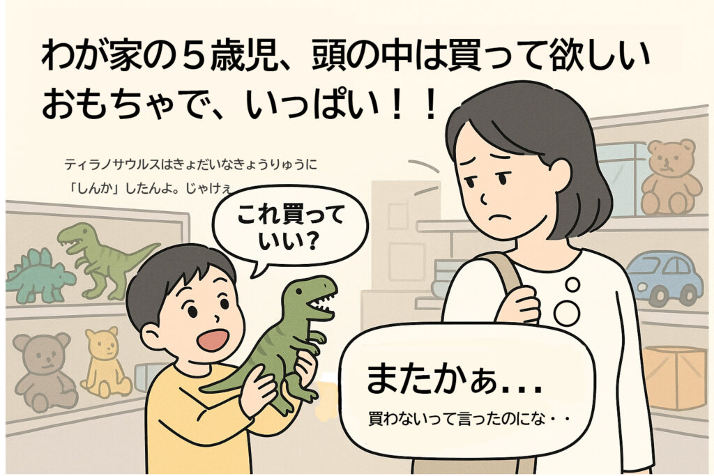 おもちゃ買って買ってには乗らない母ちゃん