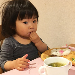 食べることに興味をもってほしい