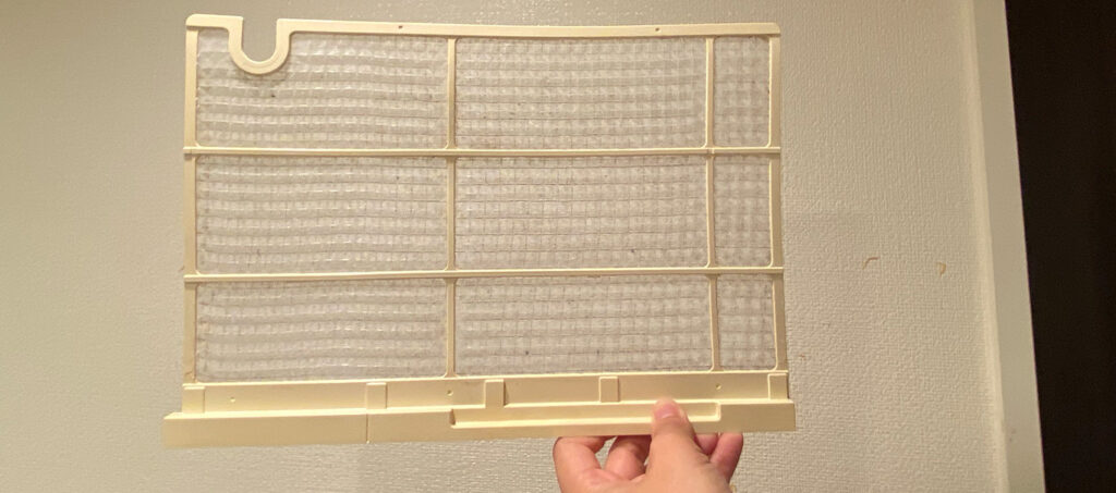 ２ヶ月前に洗ったフィルター