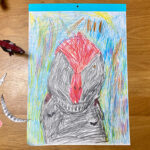 完成したダークフレイム福笑い